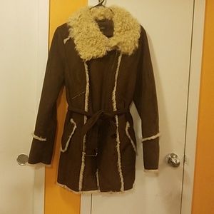 Laundry by Shelli Segal brown suede